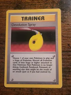 Devolution Spray 72/102 Pokemon Card TCG Base Set Unlimited MP - Image 1