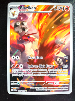 Blaziken 192/182 Holo Illustration Rare Destined Rivals 2025 Pokemon Card DRI NM - Image 1