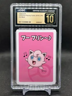 🔥CGC PRISTINE 10🔥JIGGLYPUFF POKEMON JAPANESE OLD MAID PLAYING CARDS - Image 1