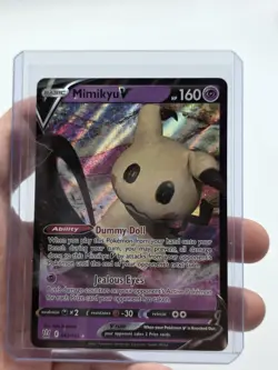 Mimikyu V 062/163 Battle Styles Ultra Rare Holo Pokemon TCG Card - Image 1