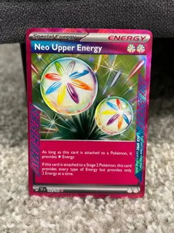 Pokemon TCG Neo Upper Energy 162/162 Temporal Forces Ace Spec Energy Card - Image 1