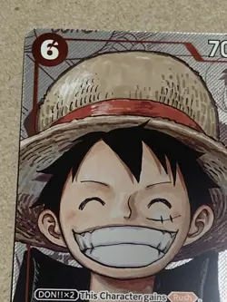 One Piece TCG 25th Premium Collection Alt Art Monkey.D.Luffy P-001 Promo Card NM - Image 2
