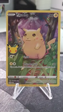 Pokemon TCG Pikachu Card 05/25 Celebrations 25th Anniversary Edition - Image 1