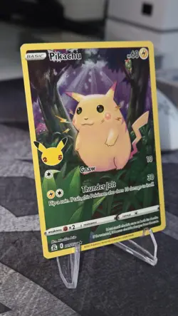 Pokemon TCG Pikachu Card 05/25 Celebrations 25th Anniversary Edition - Image 3