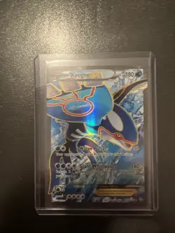 Kyogre EX Primal Clash Ultra Rare Full Art Holo Card 148/160 LP Condition - Image 1