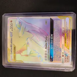 Latias & Latios GX Holo Card 190/181 Secret Team Up Tag Team Rainbow - Image 3