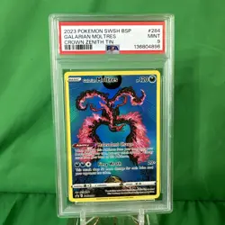 PSA 9 Galarian Moltres SWSH284 SWSH: Sword & Shield Promo Cards Holo - Image 1