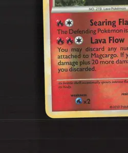 Magcargo 6/90 Undaunted Reverse Holo Rare Pokemon Card LP - Image 5