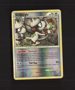Smeargle 8/90 Undaunted Reverse Holo Rare Pokemon Card LP - Image 1