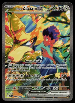 Pokemon Card - Hop's Zacian ex Journey Together 186/159 Holo SIR - Image 1