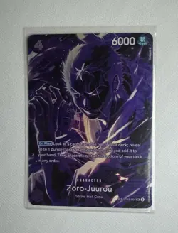 Zoro-Juurou SP ST18-004 One Piece Card Game Purple Straw Hat Crew Near Mint - Image 1
