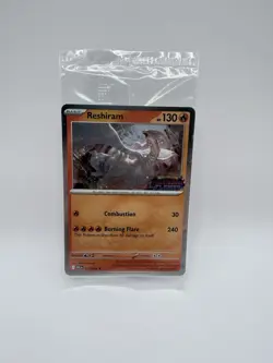 Pokemon Reshiram Phantasmal Flames Stamped Promo Card TCG Barnes Noble Sealed - Image 1