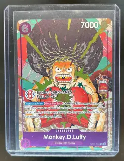 2025 One Piece Bandai Card Games Fest Promo Monkey D Luffy #OP07-073 - Image 1