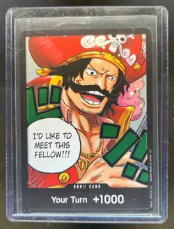 2023 One Piece Card Game Wings of Captain OP06 Don Card Gol D. Roger Foil - Image 1