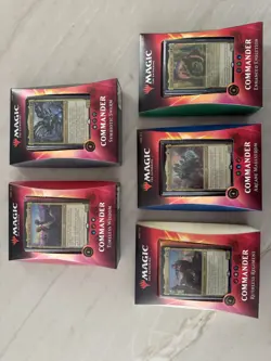 Magic the Gathering Set of 5 Ikoria Commander Decks English MTG NEW SEALED - Image 1