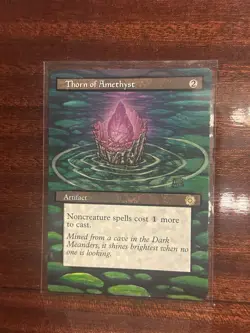 MtG Magic the Gathering Thorn of Amethyst Hand Painted Alter - Image 1