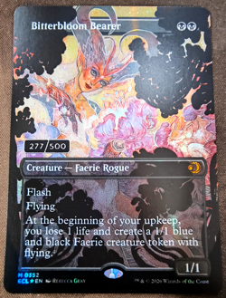 Bitterbloom Bearer SERIALIZED Foil 277/500 NM Lorwyn Eclipsed - Image 1