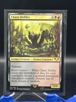 MTG Chaos Defiler [Warhammer 40,000] Near Mint Magic - Image 1