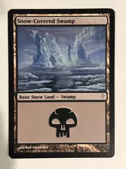 Snow-Covered Swamp NM Coldsnap MTG - Image 1