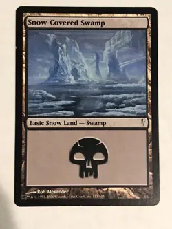 Snow-Covered Swamp SP Coldsnap MTG - Image 1