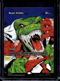2025 Magic MTG Marvel Universe Eternal-Legal Beast Within #0033 - Image 1