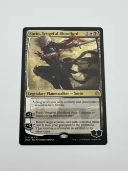 MTG Sorin, Vengeful Bloodlord (217/330) War of the Spark Magic the Gathering NM - Image 1