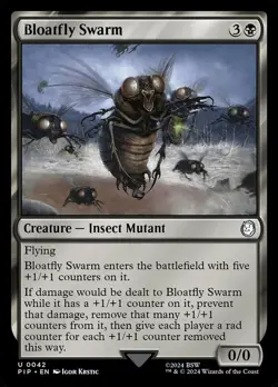 1 x Bloatfly Swarm - Foil - Universes Beyond: Fallout - NM-Mint - MTG - Image 1