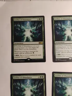 4 X Leyline of Abundance - Core Set 2020 #179/280 MTG Magic The Gathering - Image 2
