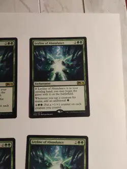 4 X Leyline of Abundance - Core Set 2020 #179/280 MTG Magic The Gathering - Image 3