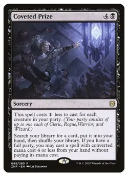 NM Foil Coveted Prize, MTG, Zendikar Rising, Magic the Gathering, 95 - Image 1