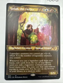 Jodah the Unifier Stained Glass 302 DMU Mythic Non-Foil Near Mint Condition - Image 2