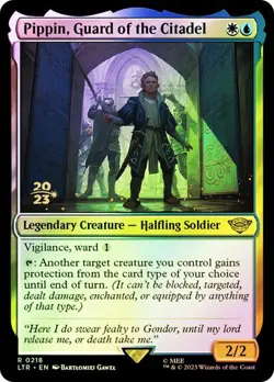 MTG PIPPIN, GUARD OF THE CITADEL FOIL The Lord of the Rings Prerelease NM - Image 1