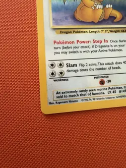Pokemon TCG Dragonite 4/62 Fossil Unlimited Holo Rare, Spotless And Immaculate!! - Image 4