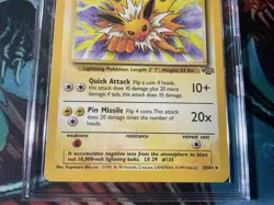 1999 Pokemon TCG Jolteon Jungle 20/64 Regular non holo Rare - NM - Image 4