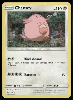 Chansey - 10/12 010/012 Promo Holo NM Pokemon McDonald's Promos 2018 - Image 1