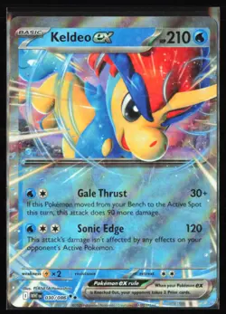 Keldeo ex 030/086 SV: White Flare - Pokemon TCG - Double Rare - NM - Image 1