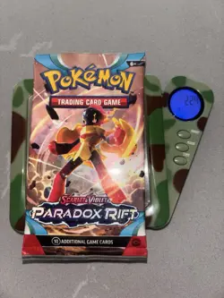 22.4g HEAVY Paradox Rift Booster Pack Pokemon TCG New From ETB Armarouge Art - Image 1