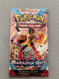22.4g HEAVY Paradox Rift Booster Pack Pokemon TCG New From ETB Armarouge Art - Image 2