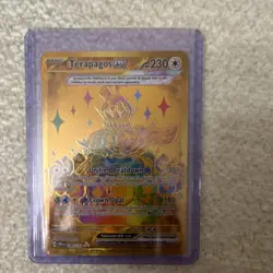 Pokemon TCG Terapagos ex Hyper Rare Holo Prismatic Evolutions 180/131 - Image 1