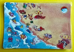 CUBONE RAICHU Pokemon Pocket Monsters Japanese Vending Prism Sticker Holo Foil - Image 2