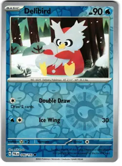 Delibird Reverse Holo 46/193 Pokemon SV: Paldea Evolved - Image 1