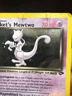 Pokemon TCG: Rocket’s Mewtwo Holo Rare 14/132 Gym Challenge - Image 4