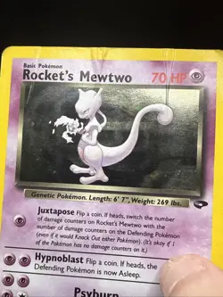 Pokemon TCG: Rocket’s Mewtwo Holo Rare 14/132 Gym Challenge - Image 5