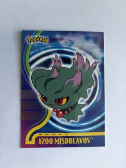 Topps Pokemon Johto League Champions Non Holo #200 Misdreavus - Image 1