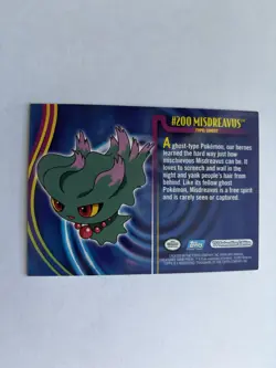 Topps Pokemon Johto League Champions Non Holo #200 Misdreavus - Image 2