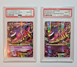 DOUBLE Mega Gengar EX - PSA 10's - XY Phantom Forces Pokemon Holo 35/119 049/131 - Image 1
