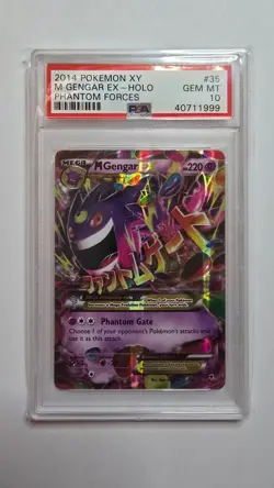 DOUBLE Mega Gengar EX - PSA 10's - XY Phantom Forces Pokemon Holo 35/119 049/131 - Image 4