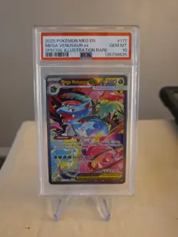 GEM MINT PSA 10 Mega Venusaur SR 177/132 Mega Evolution Pokemon - Image 1