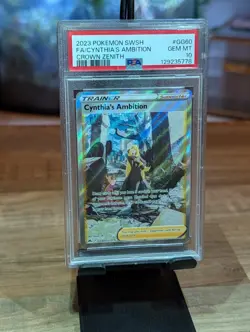 PSA 9 - Cynthia's Ambition GG60/GG70 Pokemon TCG Crown Zenith: Galarian Gallery - Image 2
