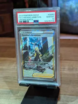 PSA 9 - Cynthia's Ambition GG60/GG70 Pokemon TCG Crown Zenith: Galarian Gallery - Image 3